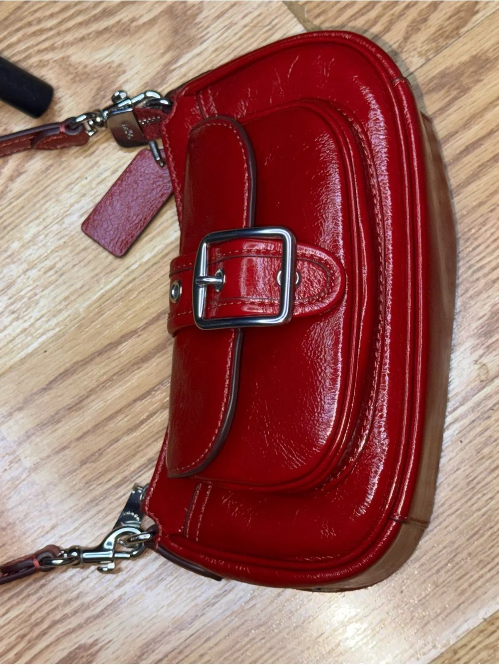 Coach Ashton Mini shoulder bag wear marks- Burgundy